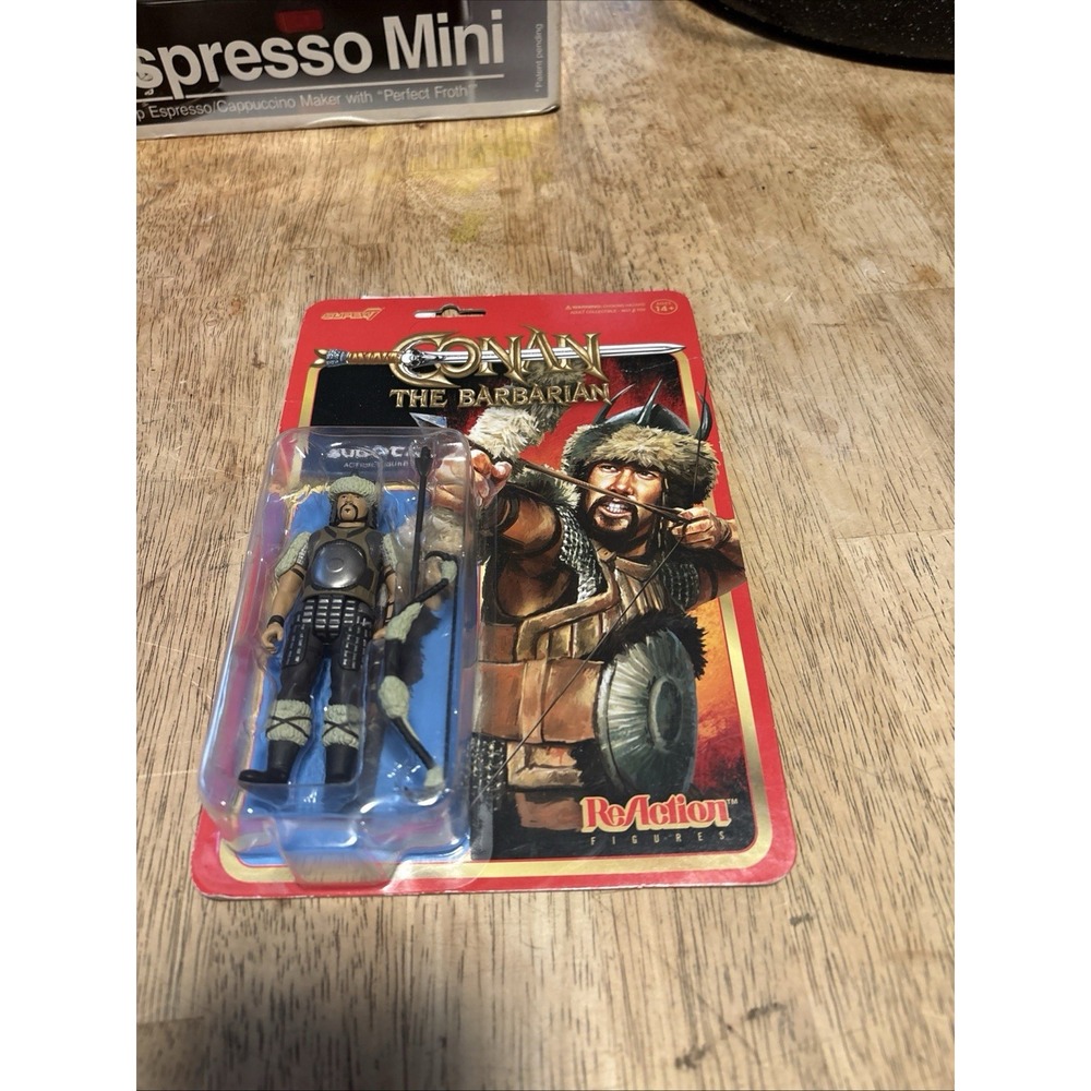 Subotai Conan The Barbarian Super 7 Reaction Action Figure